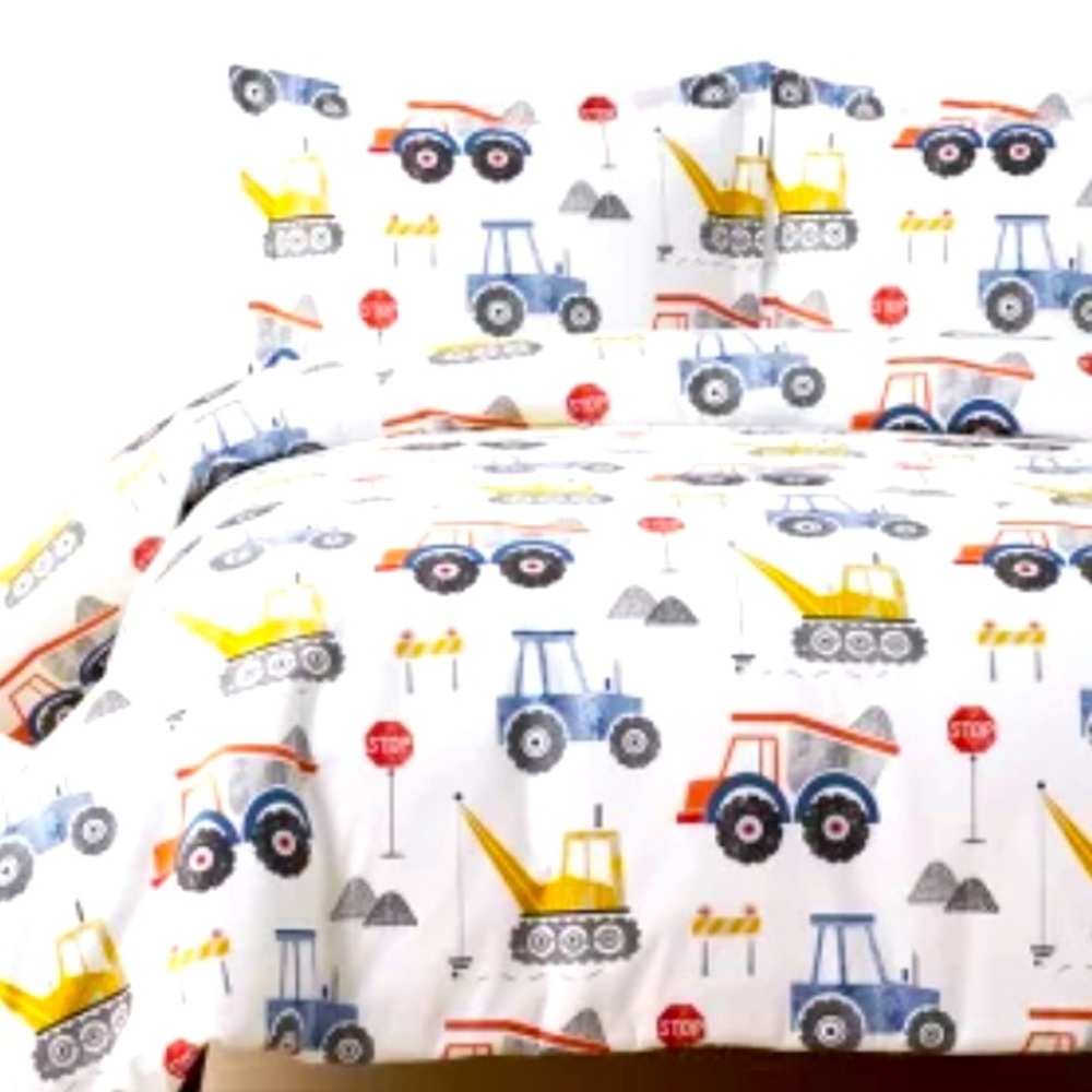 The Company Store Construction Zone Twin Size Bedding